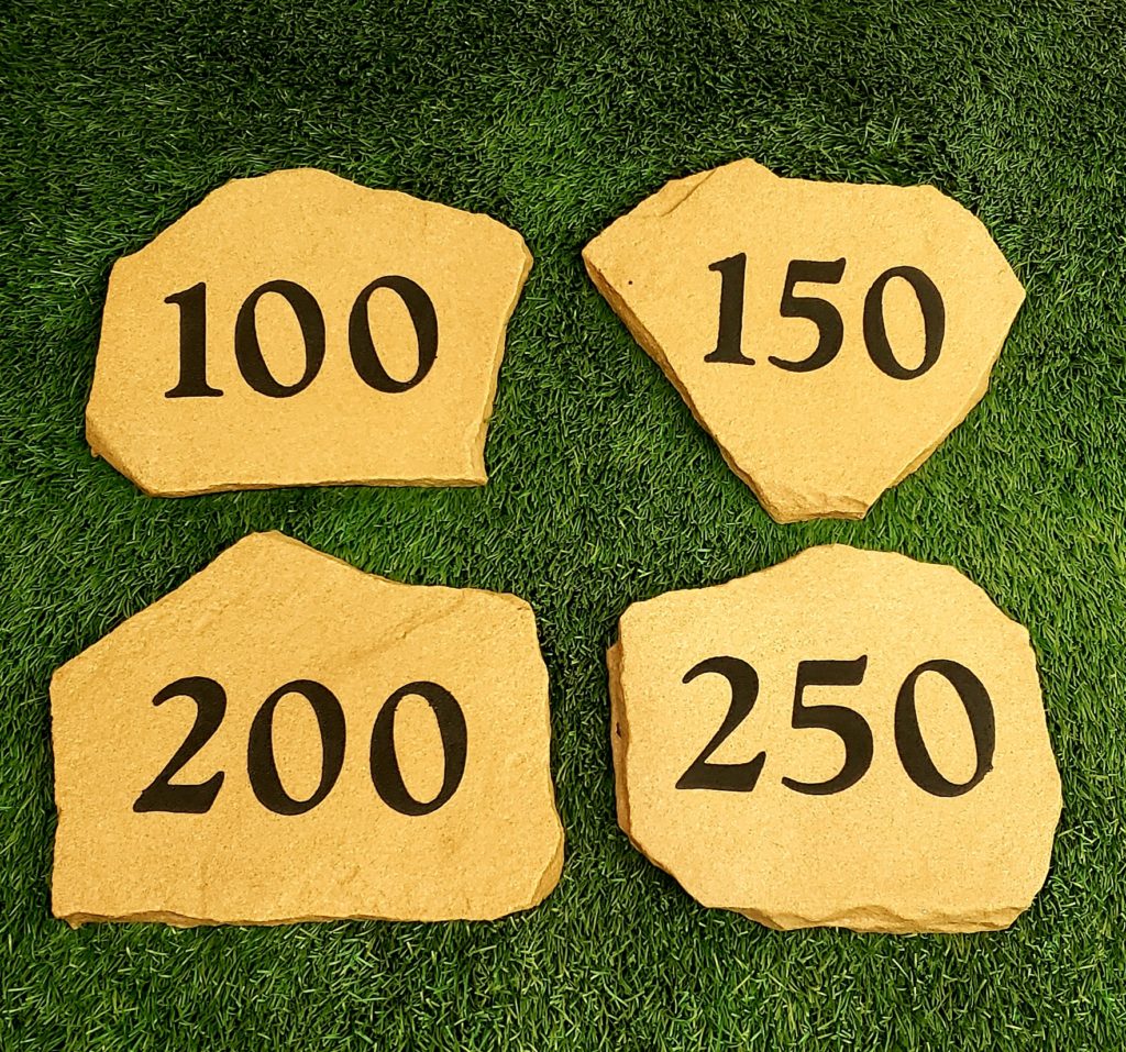 9″ x 9″ Yardage Markers Cylex Signs